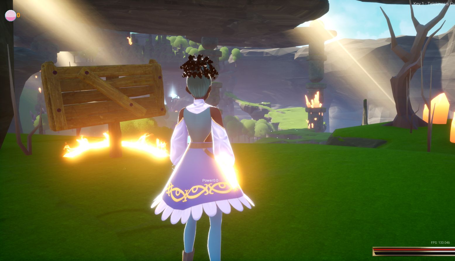 A Mawulisa hero opening a glowing relic chest